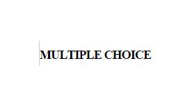 Multiple Choice Accountancy